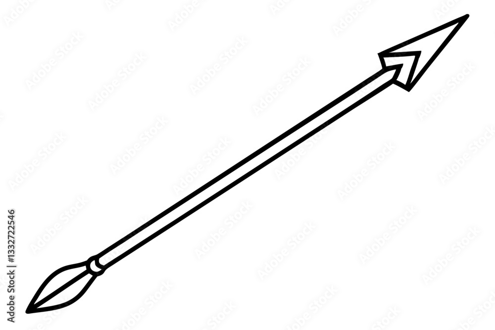 Medieval Spear Weapon Icon, Pointed Head Spear Flat Design, Historical Weapon Icon, Medieval Arms Illustration, Weapon SVG Medieval Spear Weapon Icon, Pointed Head Spear Flat Design, Historical Weapon Icon, Medieval Arms Illustration, Weapon SVG