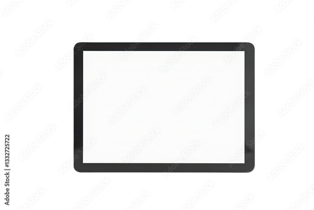 Blank Digital Tablet on Isolated Background for Creative Displays Blank Digital Tablet on Isolated Background for Creative Displays