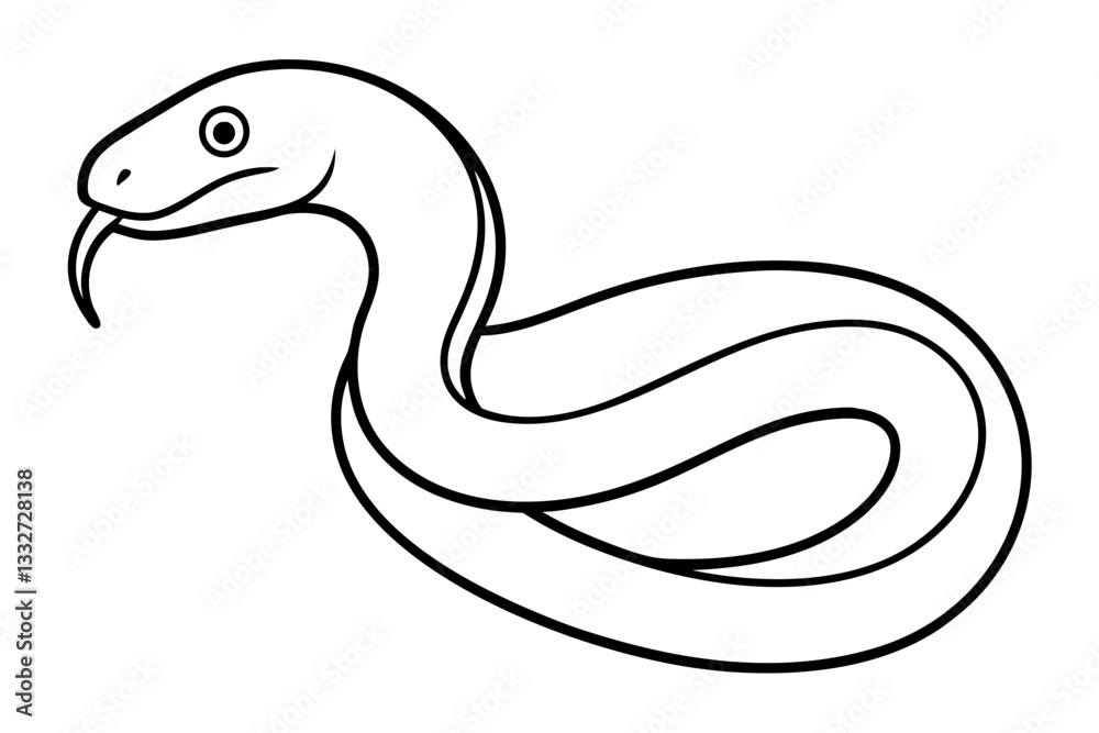 Reptile Snake or Serpent Flat Icon for Animal Apps
Reptile Snake or Serpent Flat Icon for Animal Apps