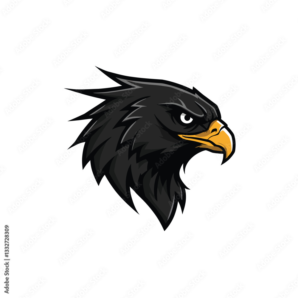 Fototapeta premium eagle head vector