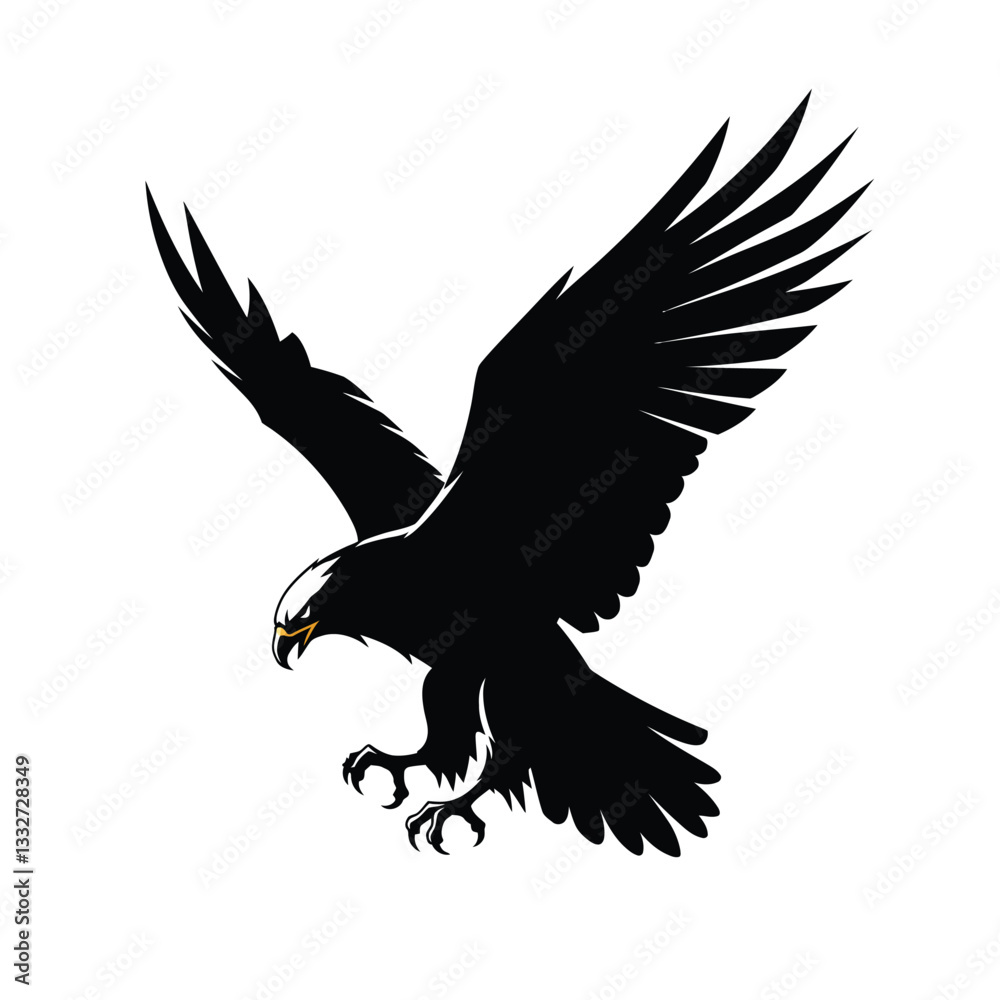 Naklejka premium eagle in the sky