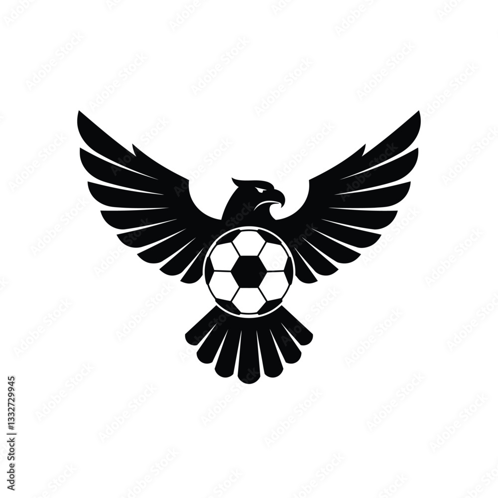Fototapeta premium eagle with wings