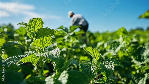 Harvesting Mint: A Day in the Field