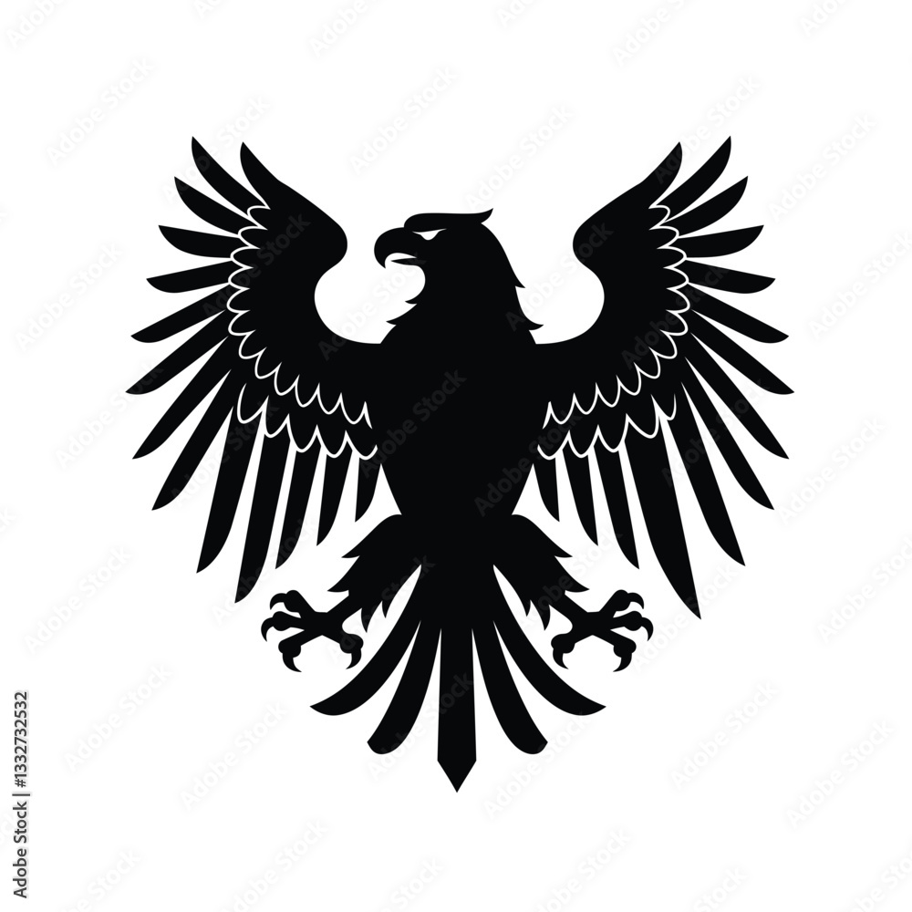 Naklejka premium eagle with wings