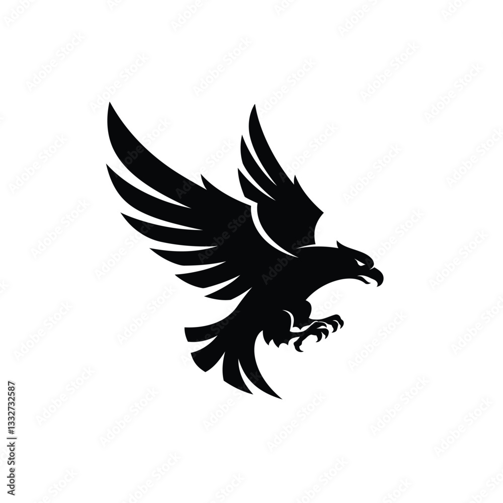 Obraz premium eagle tattoo vector