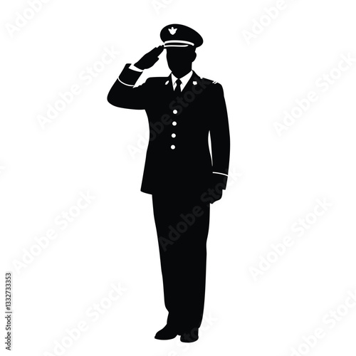 silhouette of a businessman