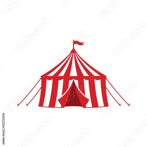 circus tent vector illustration