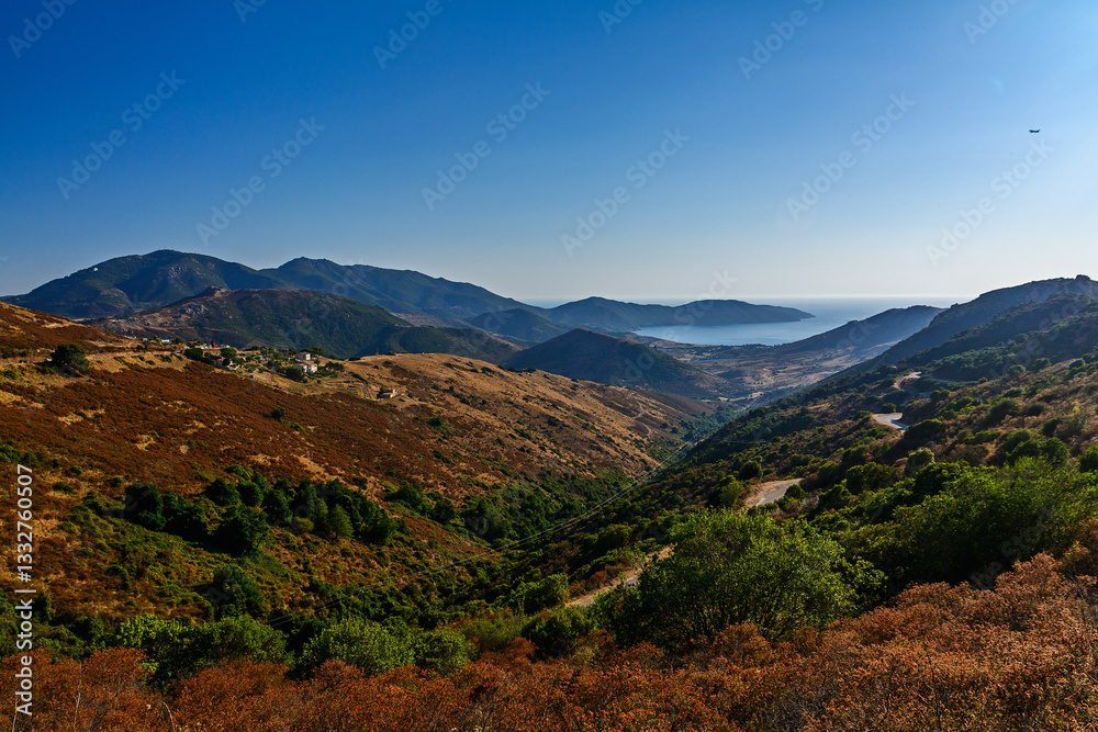 Fototapeta premium west coast of corsica, France