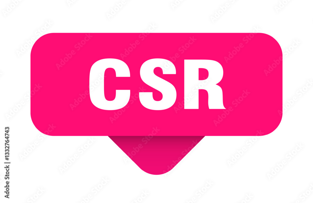 csr sticker. csr sign on transparent background csr sticker. csr sign on transparent background