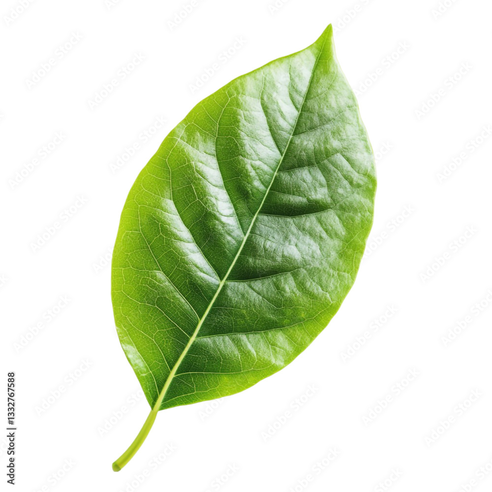 Obraz premium Vibrant green leaf nature freshness life growth serenity