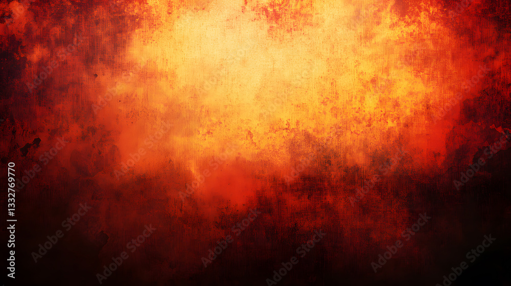 Obraz premium Fiery Abstract Texture Grunge Background with Intense Red and Orange Hues