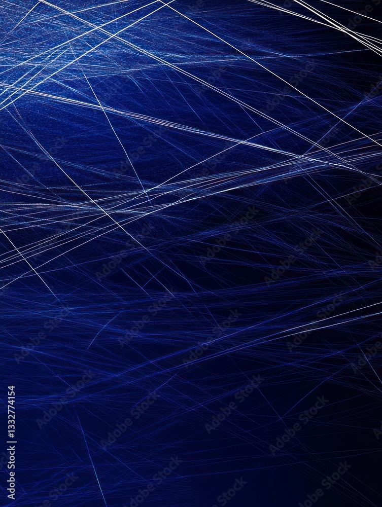 Abstract Blue Background with White Lines Creating a Dynamic Flow Abstract Blue Background with White Lines Creating a Dynamic Flow