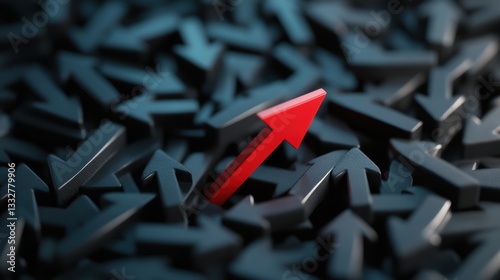 Digital growth in business success through upward representation