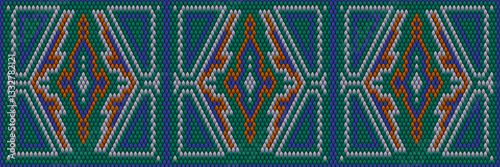   Pattern, ornament,  tracery, mosaic ethnic, folk, national, geometric  for fabric, interior, ceramic, furniture in the Latin American style.