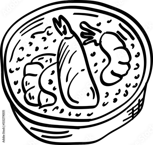Spanish Food Illustrations – Hand-Drawn Traditional Cuisine