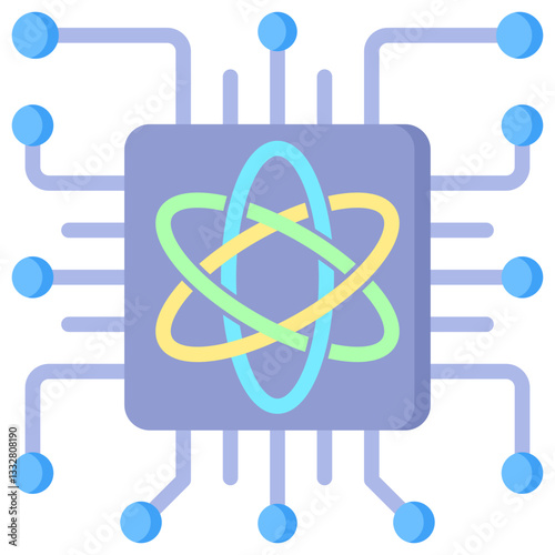 Quantum Computing Icon
