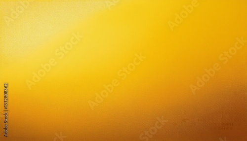 Yellow background, yellow gradient abstract backdrop, copy space, grainy texture, wide banner design