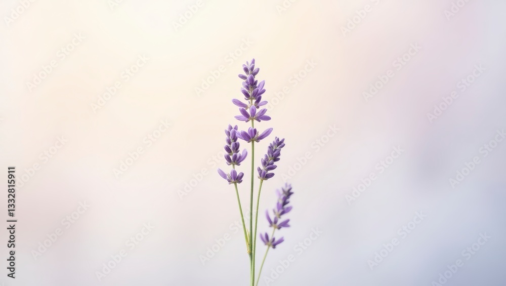 Obraz premium Elegant Lavender Sprig