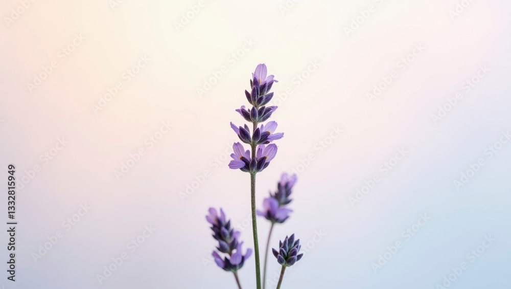 Obraz premium Blooming Lavender Sprig