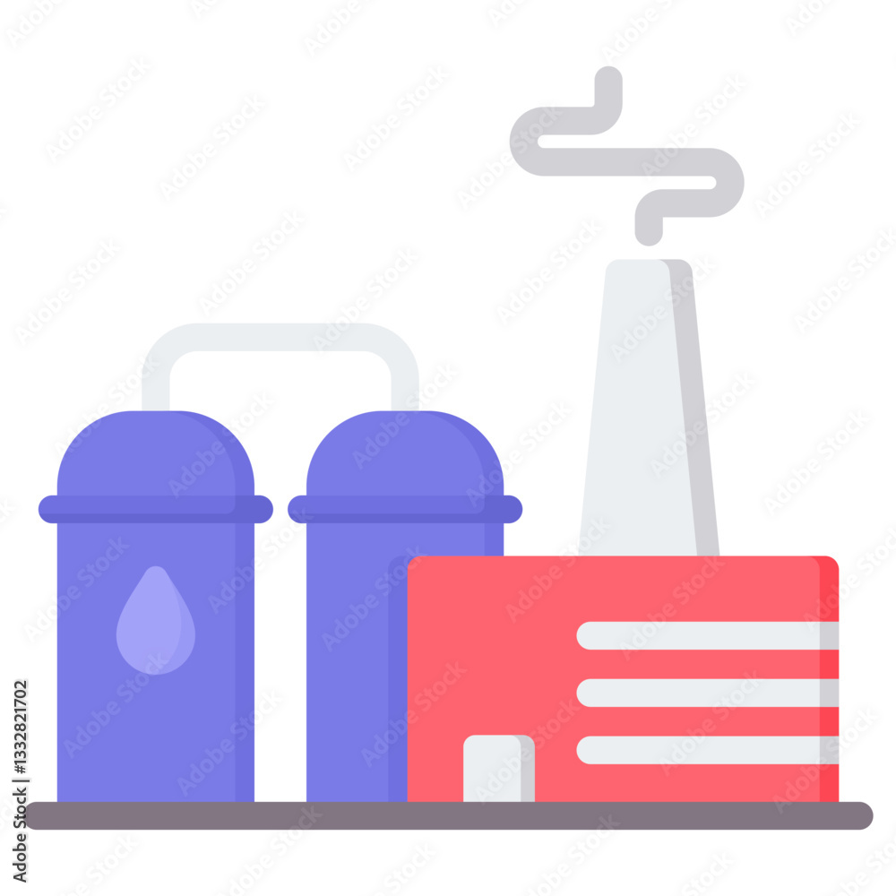 Obraz premium Factory Icon