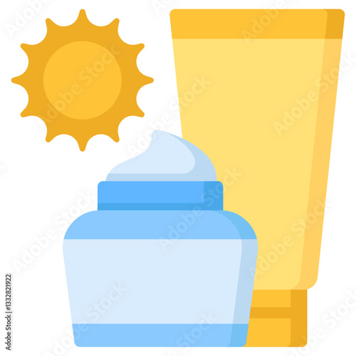 Sun Cream Icon