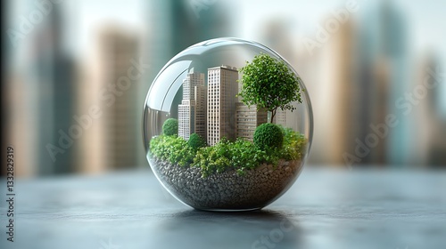 A conceptual infographic highlighting innovative ideas for sustainable and profitable businesses.