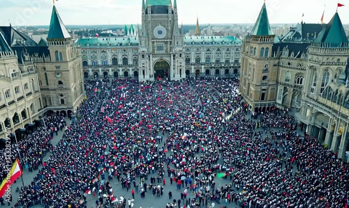 outdoor event attracting many in brussels
