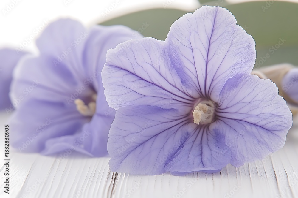 Obraz premium Beautiful close up view of soft lavender colored blossoms