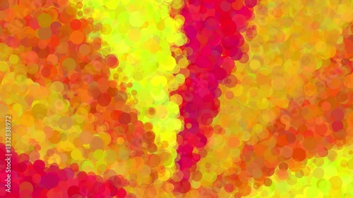 Intro Particles Background from red, yellow and orange