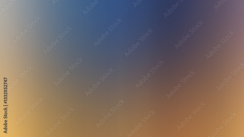 Naklejka premium Gradient background with blue, orange, and yellow hues, smooth color transition for design projects, digital art, and web backgrounds. Abstract colorful texture.
