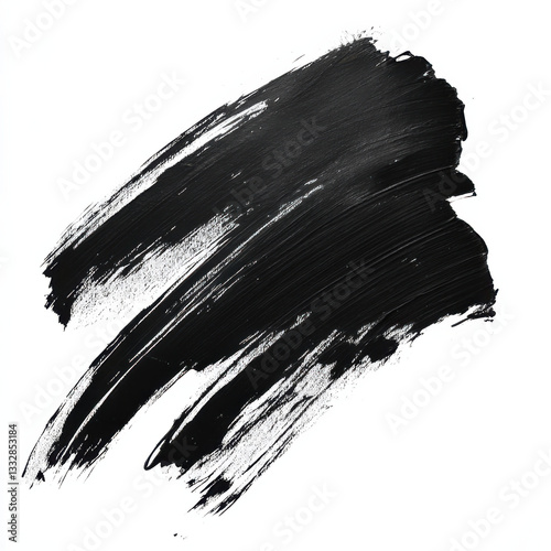 no color, black and white, strokes, brush strokes 