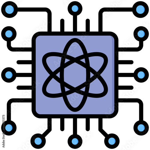 Quantum Computing Icon