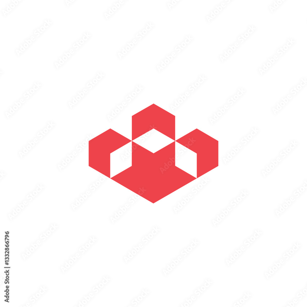 structure logo design with geometry structure logo design with geometry