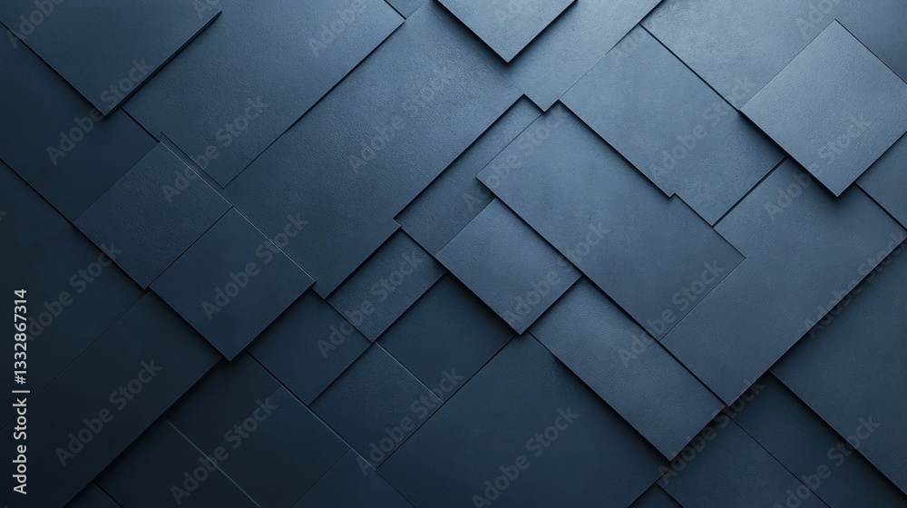 Abstract Dark Blue Geometric Shapes Background Abstract Dark Blue Geometric Shapes Background