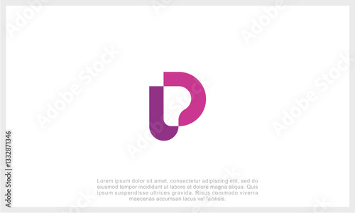 Letter P Logo Template Design Vector Illustration	