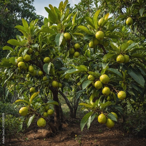 apples on tree