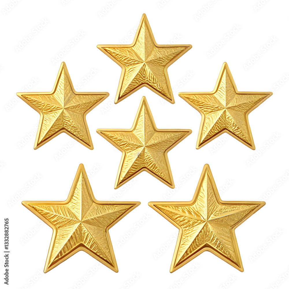 Gold Stars: Image Pack isolated on transparent background Gold Stars: Image Pack isolated on transparent background