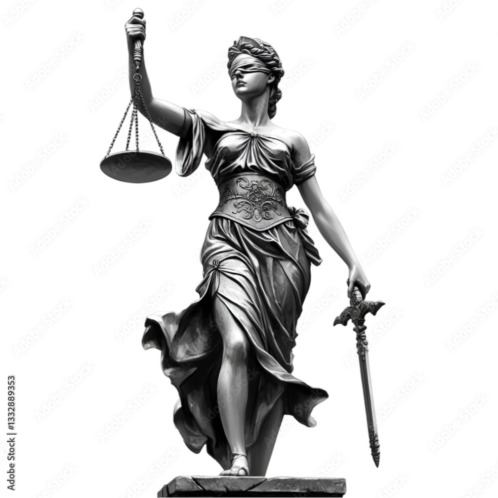Fototapeta premium Lady Justice Statue