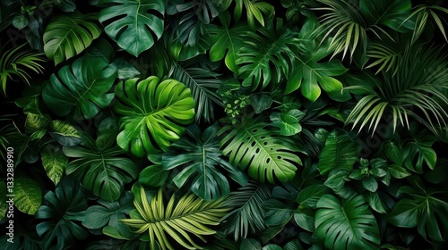 A top-down perspective reveals a vibrant arrangement of garden plants.