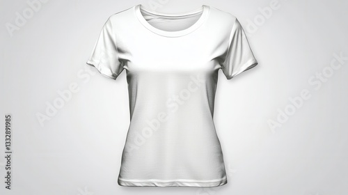 Obraz na płótnie Versatile Hanging White Tee Template Design w salonie