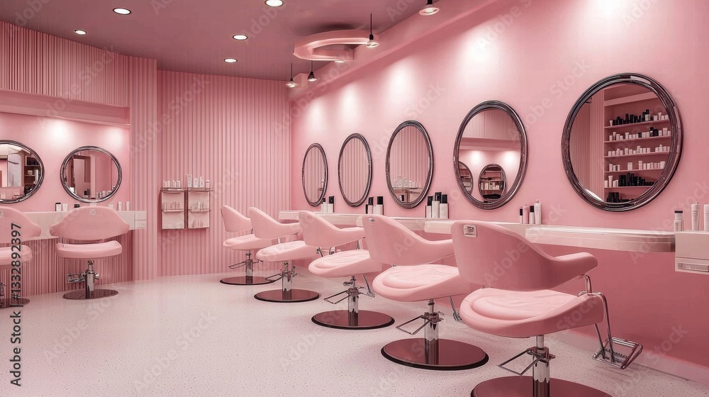 A trendy salon atmosphere that inspires creativity and style.