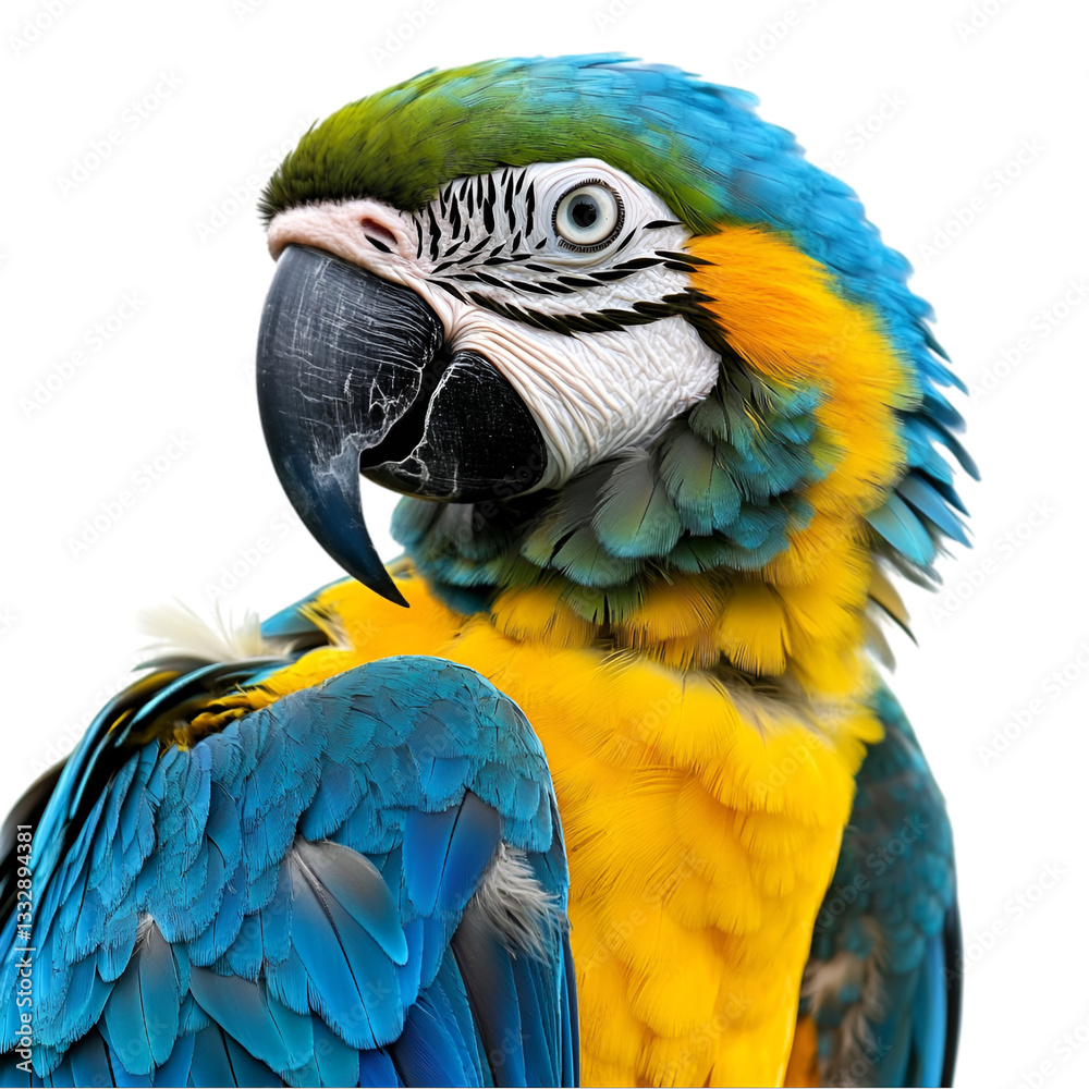Fototapeta premium Blue-and-gold Macaw Portrait