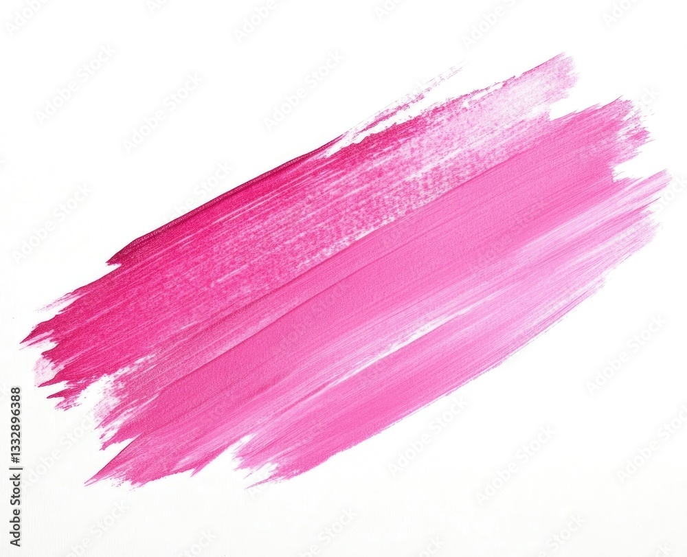 Fuchsia paint stroke on white background Fuchsia paint stroke on white background
