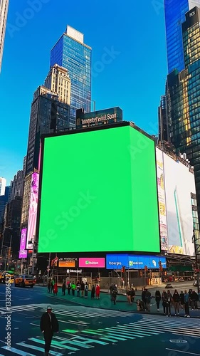 Times Square Green Screen: A Blank Canvas in the City that Never Sleeps