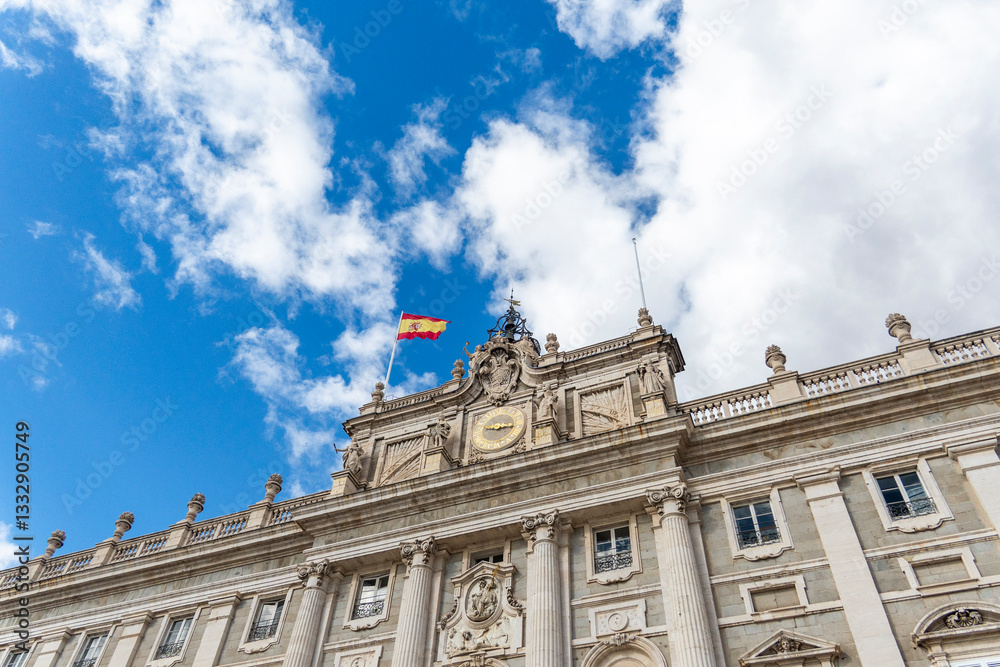 Fototapeta premium a day in Madrid, Spain 