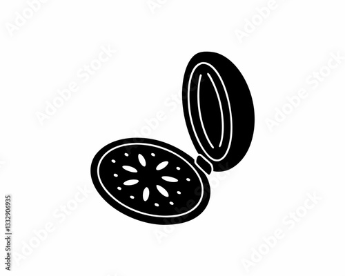 creative details Locket Icon vector illustration 
