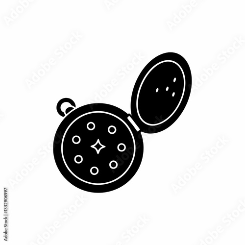 creative details Locket Icon vector illustration 