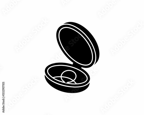 creative details Locket Icon vector illustration 