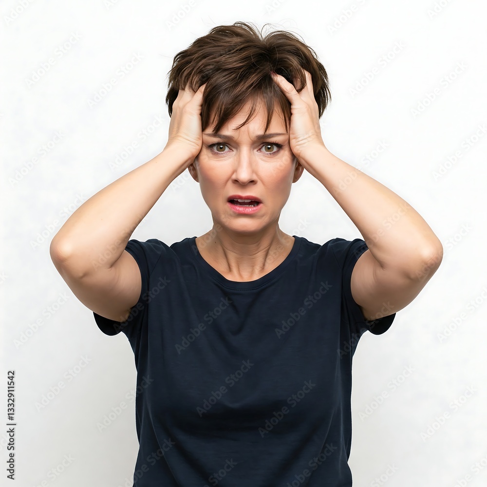 Fototapeta premium person with headache