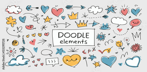 doodle, hand-drawn, sketch, vector, cute, icons, symbols, art, design, minimal, creative, abstract, fun, whimsical, black and white, artistic, elements, playful, illustration, simple, modern, line art